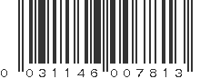 UPC 031146007813