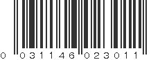 UPC 031146023011