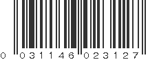 UPC 031146023127