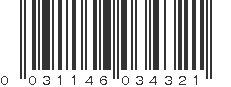 UPC 031146034321