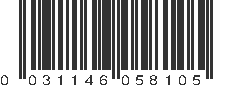 UPC 031146058105