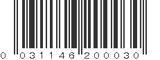 UPC 031146200030