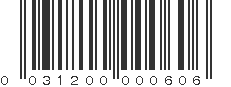 UPC 031200000606