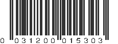 UPC 031200015303