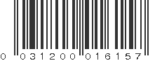 UPC 031200016157