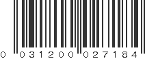 UPC 031200027184