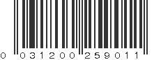 UPC 031200259011