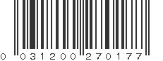 UPC 031200270177