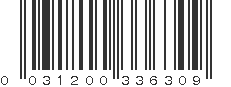 UPC 031200336309