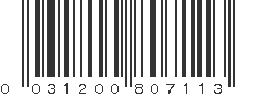 UPC 031200807113