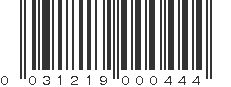 UPC 031219000444