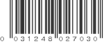 UPC 031248027030