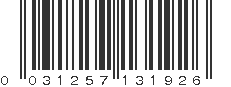 UPC 031257131926