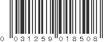 UPC 031259018508