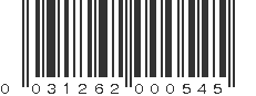 UPC 031262000545