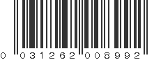 UPC 031262008992