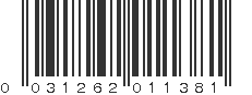 UPC 031262011381