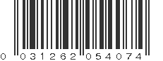 UPC 031262054074