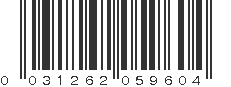 UPC 031262059604