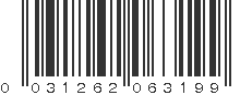 UPC 031262063199