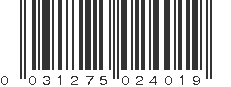 UPC 031275024019