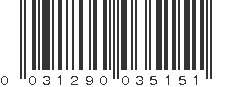 UPC 031290035151