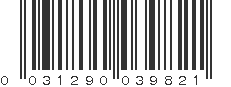 UPC 031290039821