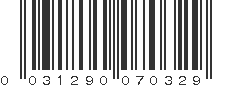 UPC 031290070329