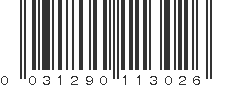 UPC 031290113026