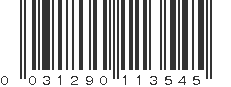 UPC 031290113545