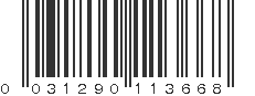 UPC 031290113668