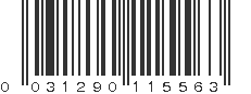 UPC 031290115563