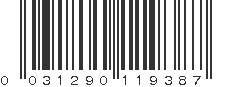 UPC 031290119387