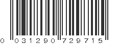 UPC 031290729715