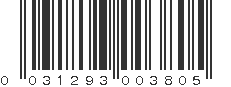 UPC 031293003805