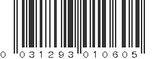 UPC 031293010605