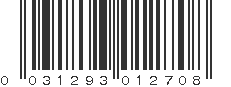 UPC 031293012708