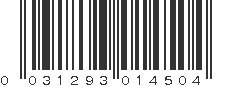 UPC 031293014504