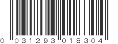 UPC 031293018304