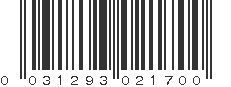 UPC 031293021700