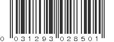 UPC 031293028501