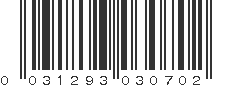 UPC 031293030702