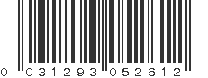 UPC 031293052612