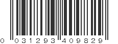 UPC 031293409829