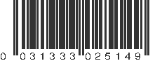 UPC 031333025149