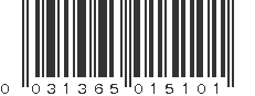 UPC 031365015101