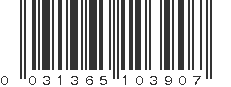 UPC 031365103907