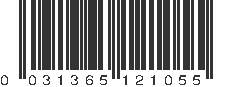 UPC 031365121055