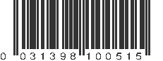 UPC 031398100515