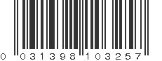 UPC 031398103257